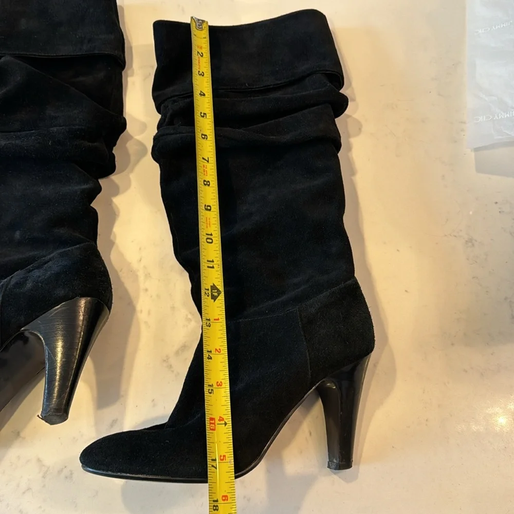 Nine West Black Heeled Boots - Picture 3 of 9